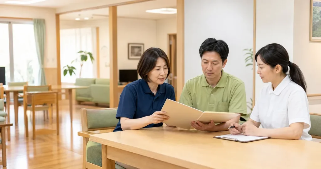 認知症対応型通所介護のM&Aで運営承継を確認する介護職員