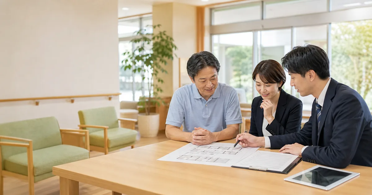 小規模デイサービスのM&Aで営業権と施設承継を検討する関係者